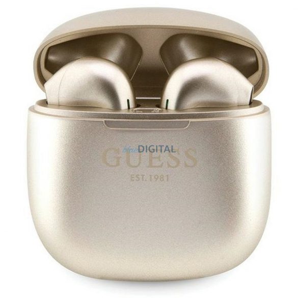 Guess GUTWST26PSD Classic EST Logo TWS căști fără fir bluetooth - auriu