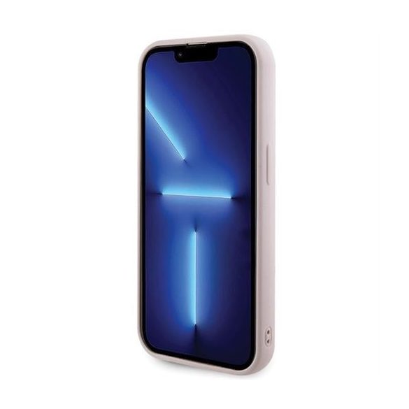 Husă GUESS pentru IPHONE 15 Pro GUHCP15LPSQSQSP (Sigla metalică matlasată) roz