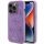 Husă originală GUESS GUHCP15LP4EPMU pentru iPhone 15 PRO (Quilted 4G Classic / violet deschis)