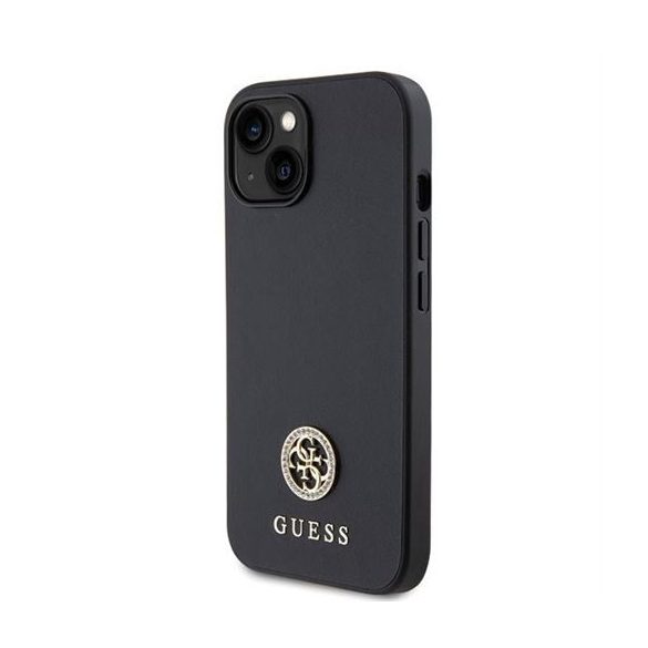 Husă GUESS pentru IPHONE 13 / 14 / 15 GUHCP15SPS4DGPK (Strass Metal Logo) neagră