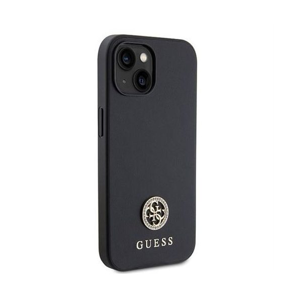 Husă GUESS pentru IPHONE 13 / 14 / 15 GUHCP15SPS4DGPK (Strass Metal Logo) neagră