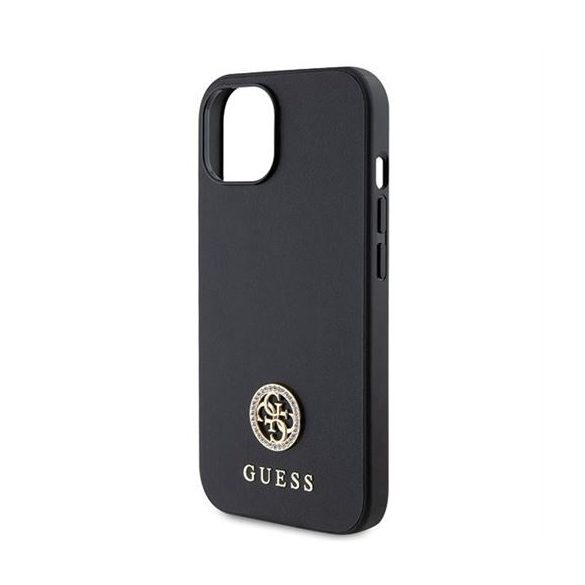 Husă GUESS pentru IPHONE 13 / 14 / 15 GUHCP15SPS4DGPK (Strass Metal Logo) neagră