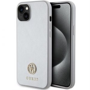 Husa GUESS pentru IPHONE 13 / 14 / 15 GUHCP15SPS4DGPS (Strass Metal Logo) argintie