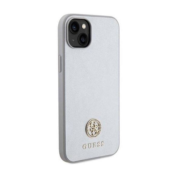 Husa GUESS pentru IPHONE 13 / 14 / 15 GUHCP15SPS4DGPS (Strass Metal Logo) argintie