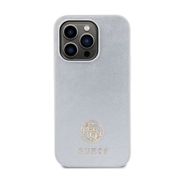 Husă GUESS pentru IPHONE 15 Pro GUHCP15LPS4DGPS (Strass Metal Logo) argintie