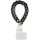 Curea de mână Guess GUOUCBMC4MK (Lant mare acrilic 4G Charms / negru)