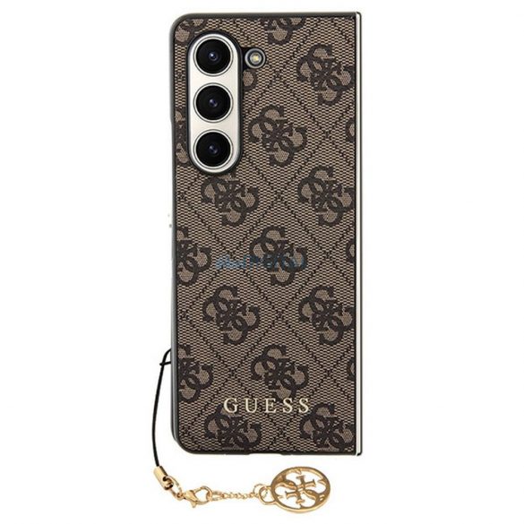 Carcasa originala GUESS GUHCZFD5GF4GBR pentru Samsung Fold 5 (4G Charm / maro)