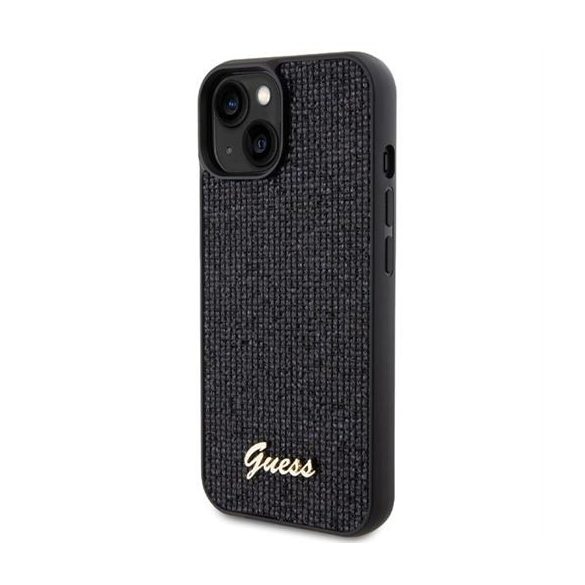 Husă GUESS pentru IPHONE 13 / 14 / 15 GUHCP14SPMSDGSK (Disco Metal Script) neagră