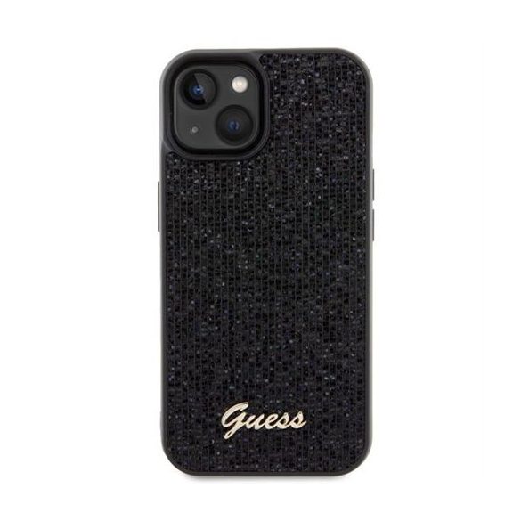 Husă GUESS pentru IPHONE 13 / 14 / 15 GUHCP14SPMSDGSK (Disco Metal Script) neagră