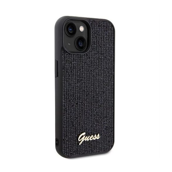 Husă GUESS pentru IPHONE 13 / 14 / 15 GUHCP14SPMSDGSK (Disco Metal Script) neagră