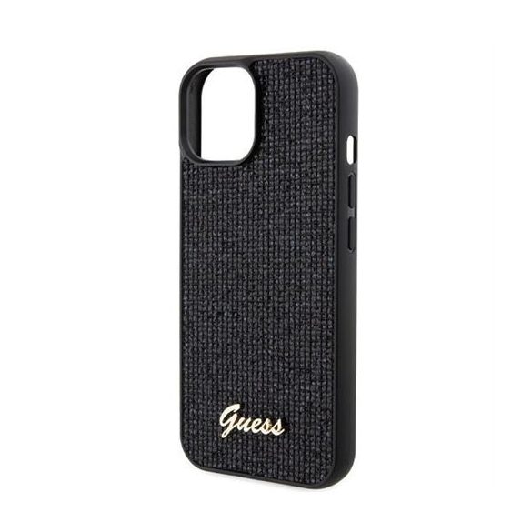 Husă GUESS pentru IPHONE 13 / 14 / 15 GUHCP14SPMSDGSK (Disco Metal Script) neagră