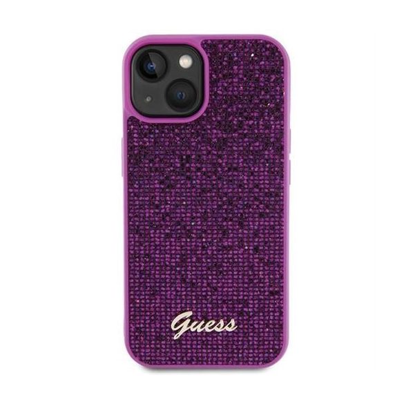 Husa GUESS pentru IPHONE 13 / 14 / 15 GUHCP15SPMSDGSF (Disco Metal Script) fucsia