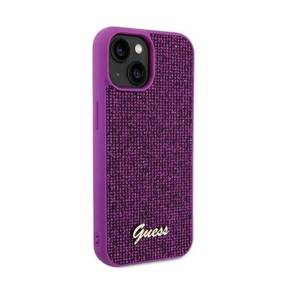 Husa GUESS pentru IPHONE 13 / 14 / 15 GUHCP15SPMSDGSF (Disco Metal Script) fucsia