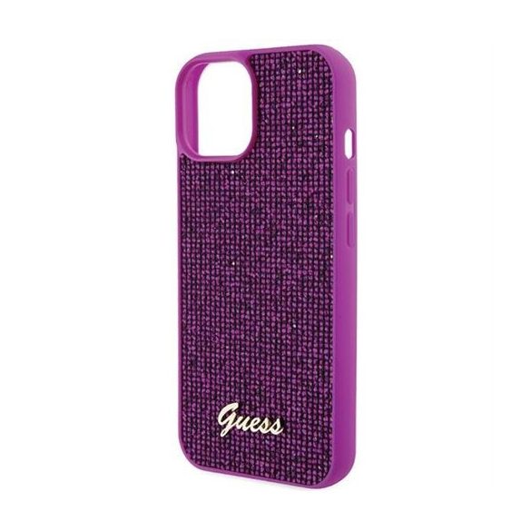 Husa GUESS pentru IPHONE 13 / 14 / 15 GUHCP15SPMSDGSF (Disco Metal Script) fucsia