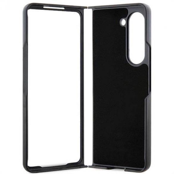 Carcasa originala KARL LAGERFELD KLHCZFD5SAPKINPK pentru Samsung Fold 5 (Saffiano Mono IK PIN / negru)