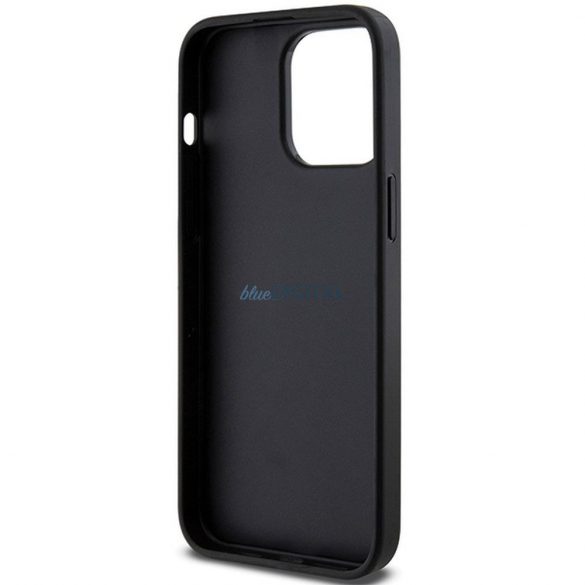 Husă originală KARL LAGERFELD KLHCP13XGSACHPK pentru iPhone 13 Pro Max (Gripstand Saffiano choupette PIN / negru)