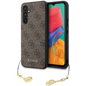 Carcasa originala GUESS GUHCS23FEGF4GBR pentru Samsung S23 FE (4G Charm / maro)