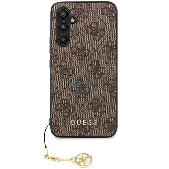 Carcasa originala GUESS GUHCS23FEGF4GBR pentru Samsung S23 FE (4G Charm / maro)