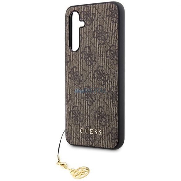 Carcasa originala GUESS GUHCS23FEGF4GBR pentru Samsung S23 FE (4G Charm / maro)