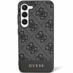 Carcasa originala GUESS GUHCS24SG4GLGR pentru SAMSUNG S24 (4G Bottom Stripe / negru)