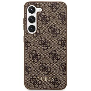 Carcasa originala GUESS GUHCS24MG4GFBR pentru Samsung S24 Plus (logo clasic / maro)