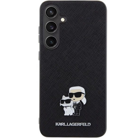 Carcasa originala KARL LAGERFELD KLHCS24SPSAKCMPK pentru SASMUNG S24 (SAFFIANO KC PIN) neagra