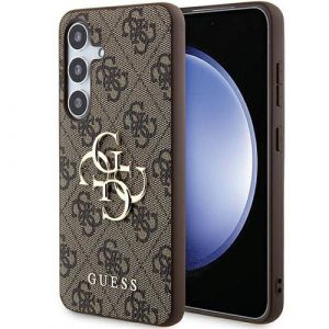 Husă GUESS pentru SAMSUNG A55 GUHCSA554GMGBR (PU Big 4G Metal Logo) maro