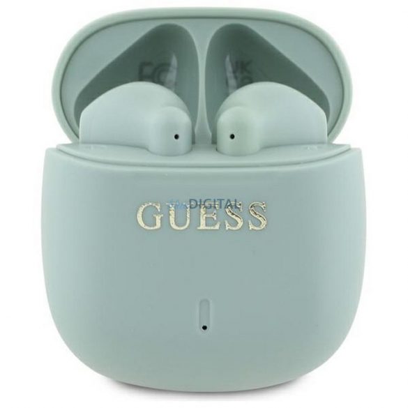 Guess GUTWSJ14ESGN Imprimate Classic Logo TWS bluetooth căști fără fir - verde