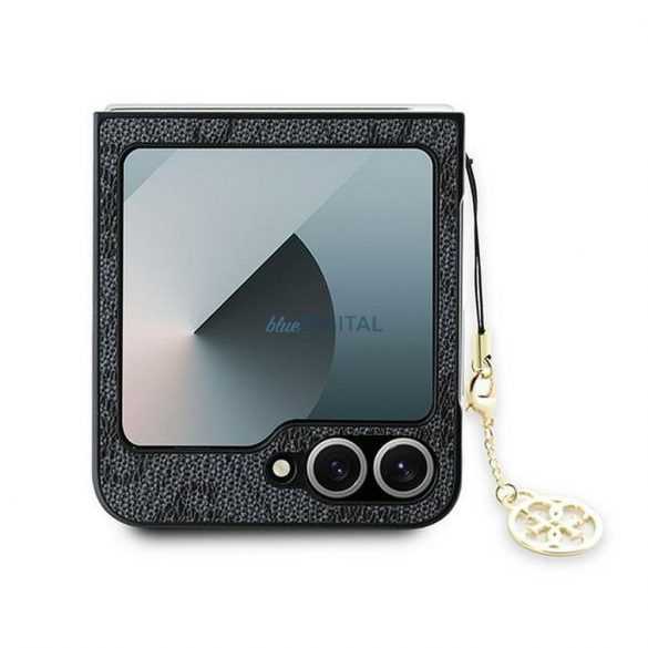 Guess GUHCZF6GF4GGR 4G Charm caz Samsung Galaxy Z Flip6 - negru