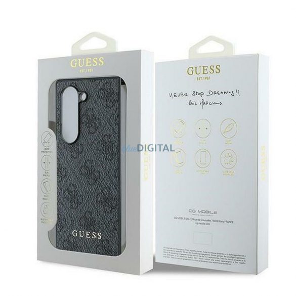 Guess GUHCZFD6GF4GGR 4G Charm caz Samsung Galaxy Z Fold6 - negru