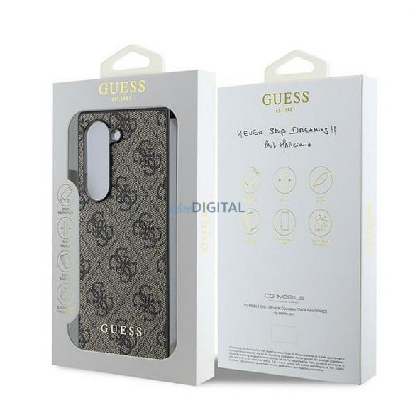 Guess GUHCZFD6GF4GBR 4G Carcasă cu farmec Samsung Galaxy Z Fold6 - maro