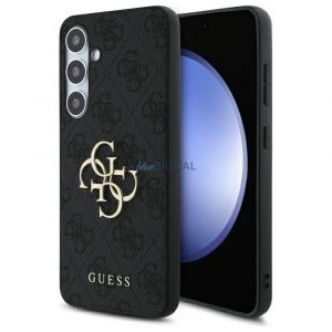 Guess GUHCS24FE4GMGGR 4G Big Metal Logo Caz Samsung Galaxy S24 FE - negru