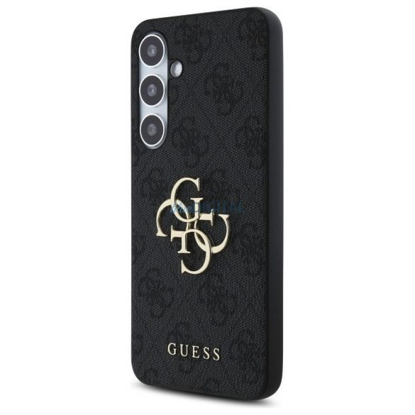 Guess GUHCS24FE4GMGGR 4G Big Metal Logo Caz Samsung Galaxy S24 FE - negru