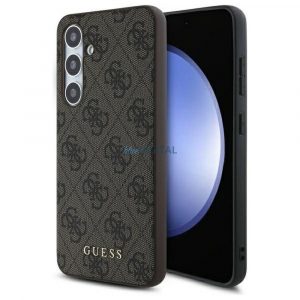 Guess GUHCS24FEG4GFBR 4G Metal Logo Caz Samsung Galaxy S24 FE - maro