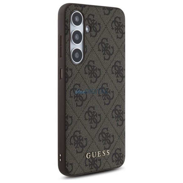 Guess GUHCS24FEG4GFBR 4G Metal Logo Caz Samsung Galaxy S24 FE - maro