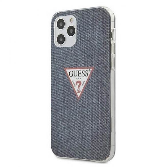 Carcasa originala GUESS GUHCP12MPCUJULDB pentru iPhone 12 / 12 PRO bleumarin