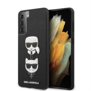 Husă originală KARL LAGERFELD KLHCS21MSAKICKCBK pentru Samsung S21 Plus negru