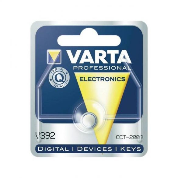 Pila Varta color plateado V392 (tip SR 41)