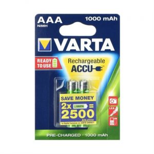 VARTA Akumulator R3 1000 mAH (AAA) 2SZT. gata de utilizare