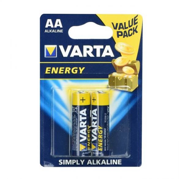 Baterii alcaline Varta R6 (AA) 2 buc Energie