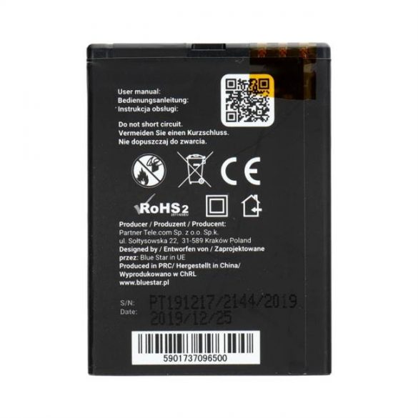 Baterie pentru Nokia N97 Mini/E5/E7-00/N8 950 mAh Li-Ion Blue Star