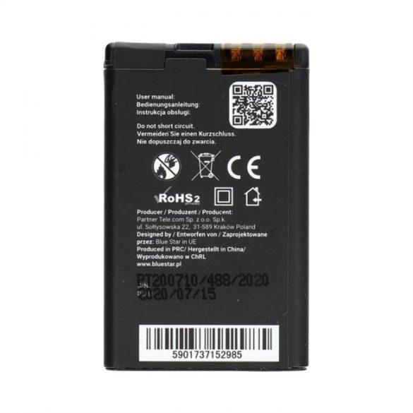 Baterie pentru Nokia 5220 XM/5630 XM/6303/6730/3720/C3/C5-00/C6-01 1200 mAh Li-Ion (BS) PREMIUM