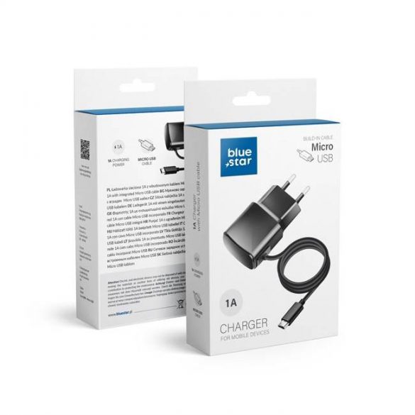 Încărcător de călătorie Micro USB Universal 1A Blue Star