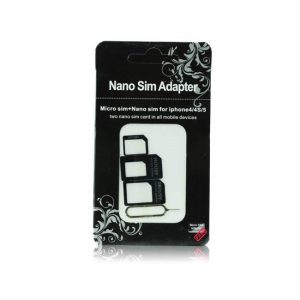 Adaptoare Nano SIM/Micro, Micro Sim și Nano/Sim (NOOSY 3in1) negru