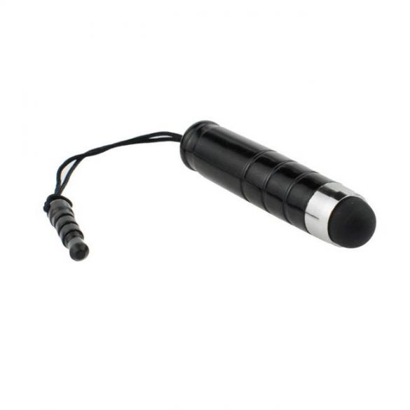 Stylus pentru ecrane tactile - mini universal pentru jack audio - negru