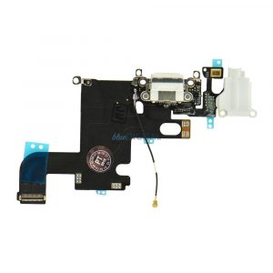 iPhone 6 4,7" Conector Lightning și mufă pentru căști - alb spațiu