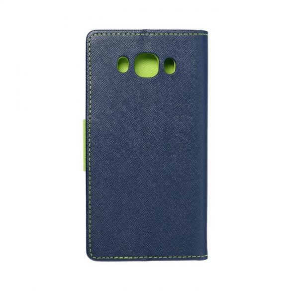 Husă Fancy Husă tip carte pentru SAMSUNG Galaxy J5 2016 albastru /lime