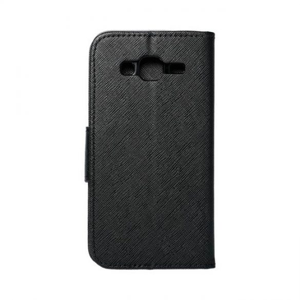 Husă Fancy Husă tip carte pentru SAMSUNG Galaxy J3/ J3 2016 negru