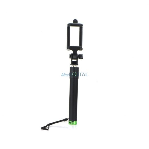 Selfie stick - negru-verde