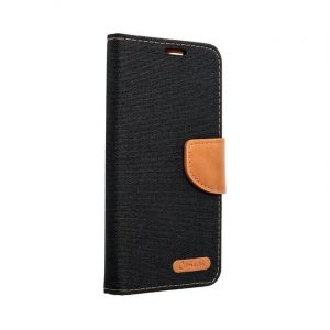 Husă CANVAS Husă tip carte pentru IPHONE 6/6S negru